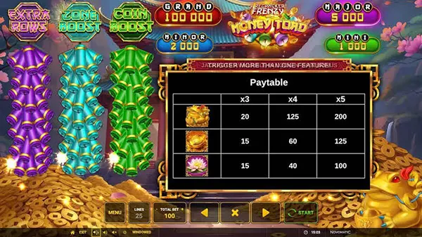 Firecracker slot reels